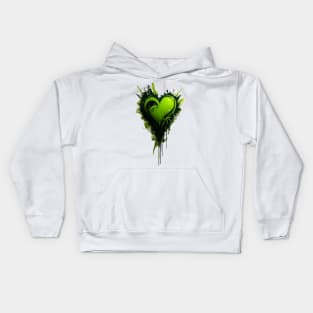 "Heartbeat of the Earth" Organic Graffiti Print Kids Hoodie